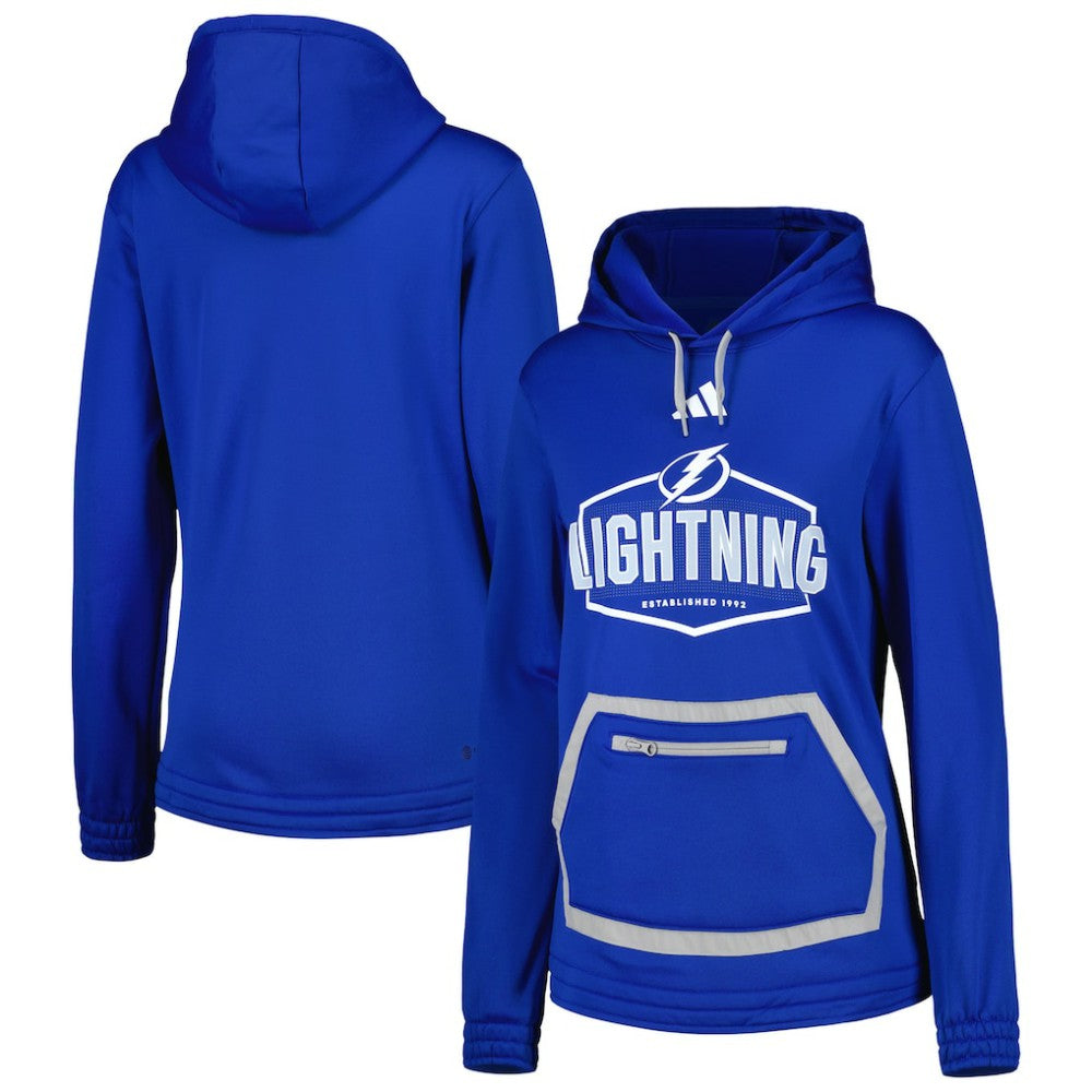 Tampa Bay Lightning adidas Women's Team Pullover Hoodie - NHL Hoodies