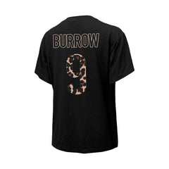 Cincinnati Bengals Joe Burrow Majestic Threads Women's Leopard Player Name & Number T-Shirt | NFL New