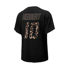 Los Angeles Chargers Justin Herbert Majestic Threads Women's Leopard Player Name & Number T-Shirt | NFL Online