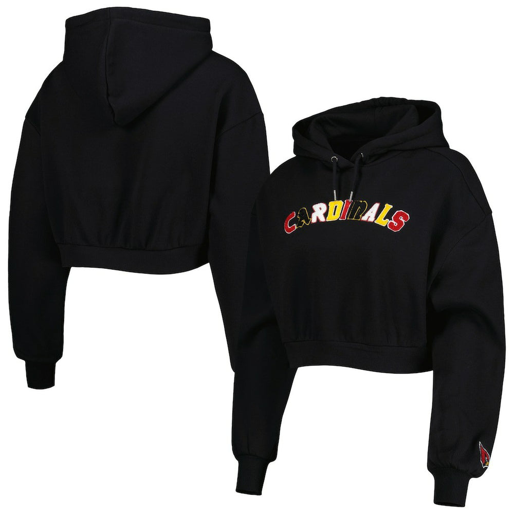 Arizona Cardinals The Wild Collective Women's Cropped Pullover Hoodie | NFL Online