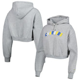 Los Angeles Chargers The Wild Collective Women's Cropped Pullover Hoodie | NFL Outlet