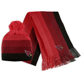 Arizona Cardinals WEAR by Erin Andrews Women's Ombre Pom Knit Hat and Scarf Set | NFL Discount