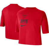 Red Chicago Bulls Women's Essential Boxy T-Shirt sale | NBA
