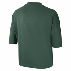 Hunter Green Milwaukee Bucks Women's Essential Boxy T-Shirt | NBA