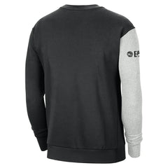 Black/Heather Gray Philadelphia 76ers Courtside Versus Force & Flight Pullover Sweatshirt | NBA