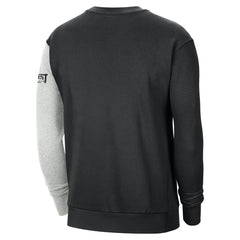 Black/Heather Gray Phoenix Suns Courtside Versus Force & Flight Pullover Sweatshirt | NBA