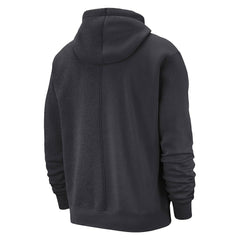 Anthracite Brooklyn Nets Courtside Versus Stitch Split Pullover Hoodie | NBA