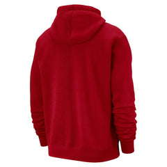 Red Philadelphia 76ers Courtside Versus Stitch Split Pullover Hoodie | NBA