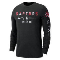 Black Toronto Raptors Essential Air Traffic Control Long Sleeve T-Shirt | NBA