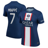 Kylian Mbappé Paris Saint-Germain Women's 2022/23 Home Replica Player Jersey