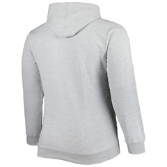 Heather Gray Philadelphia 76ers Big & Tall Wordmark Pullover Hoodie | NBA