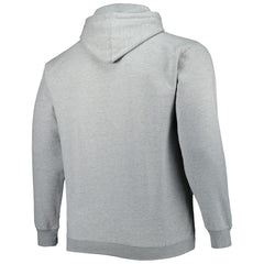 Heather Gray Dallas Mavericks Big & Tall Wordmark Pullover Hoodie sale | NBA