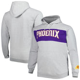 Heather Gray Phoenix Suns Big & Tall Wordmark Pullover Hoodie | NBA