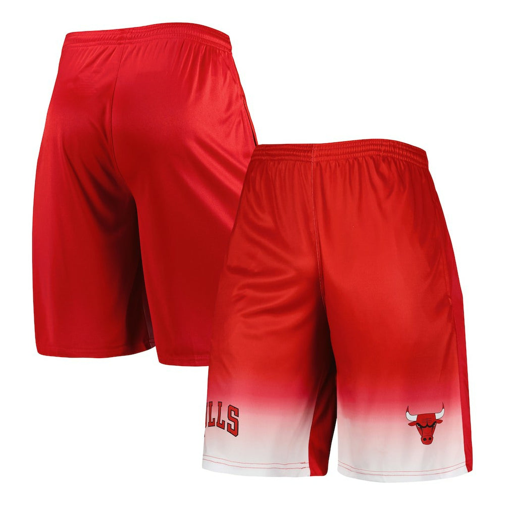 Red Chicago Bulls Fadeaway Shorts | NBA