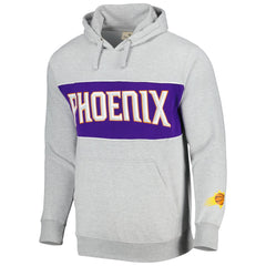 Heather Gray Phoenix Suns Wordmark French Terry Pullover Hoodie | NBA