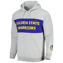Heather Gray Golden State Warriors Wordmark French Terry Pullover Hoodie sale | NBA