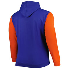 Blue/Orange New York Knicks Big & Tall Bold Attack Pullover Hoodie | NBA