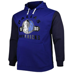 Blue/Navy Dallas Mavericks Big & Tall Bold Attack Pullover Hoodie sale | NBA