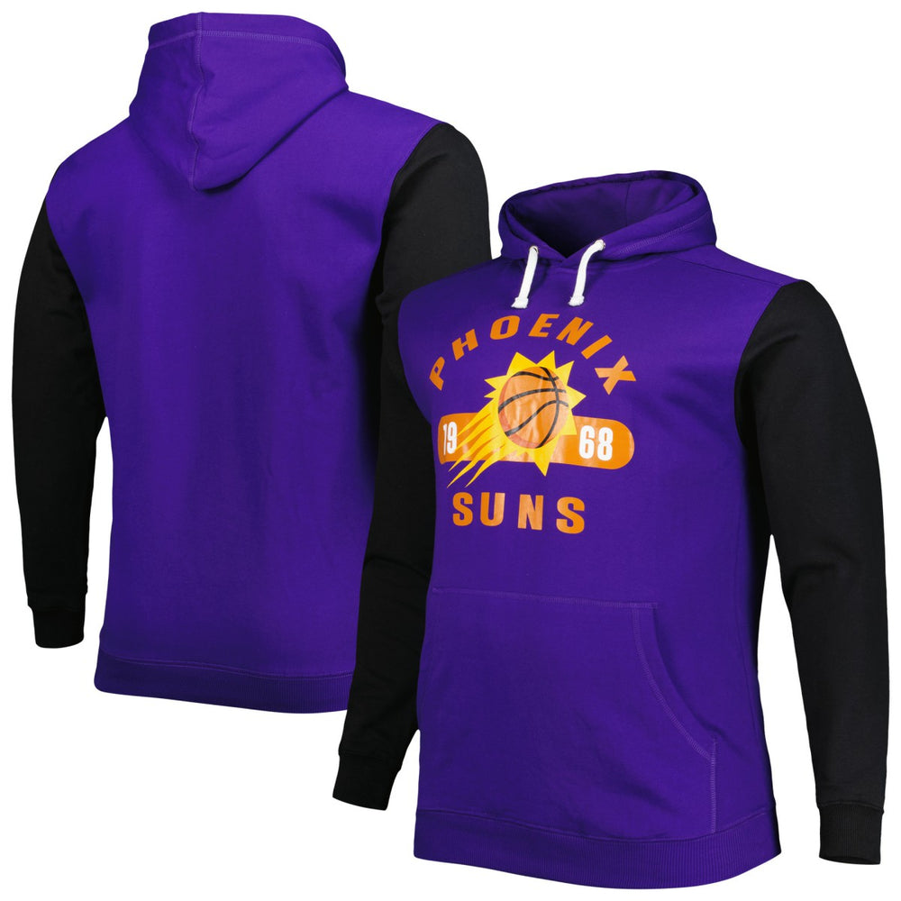 Purple/Black Phoenix Suns Big & Tall Bold Attack Pullover Hoodie | NBA