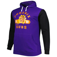 Purple/Black Phoenix Suns Big & Tall Bold Attack Pullover Hoodie | NBA