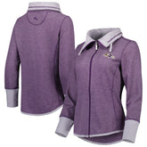 Baltimore Ravens Women's Sport Sun Fade Full-Zip Sweatshirt | NFL Discount