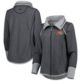 Cleveland Browns Women's Sport Sun Fade Full-Zip Sweatshirt | NFL Near me