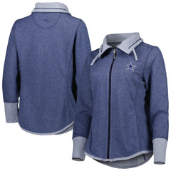 Dallas Cowboys Women's Sport Sun Fade Full-Zip Sweatshirt | NFL Hot
