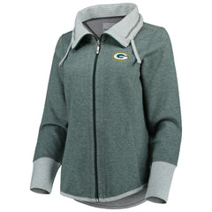 Green Bay Packers Women's Sport Sun Fade Full-Zip Sweatshirt | NFL US