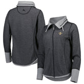 New Orleans Saints Women's Sport Sun Fade Full-Zip Sweatshirt | NFL Discount
