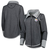 Pittsburgh Steelers Women's Sport Sun Fade Full-Zip Sweatshirt | NFL Near me