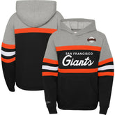San Francisco Giants Mitchell & Ness Youth Cooperstown Collection Head Coach Pullover Hoodie - MLB Hoodies