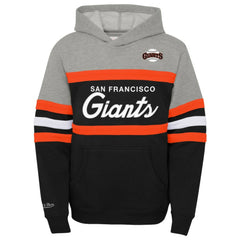 San Francisco Giants Mitchell & Ness Youth Cooperstown Collection Head Coach Pullover Hoodie - MLB Hoodies
