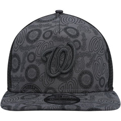 Washington Nationals New Era Repeat A-Frame 9FIFTY Trucker Snapback Hat - MLB Hats