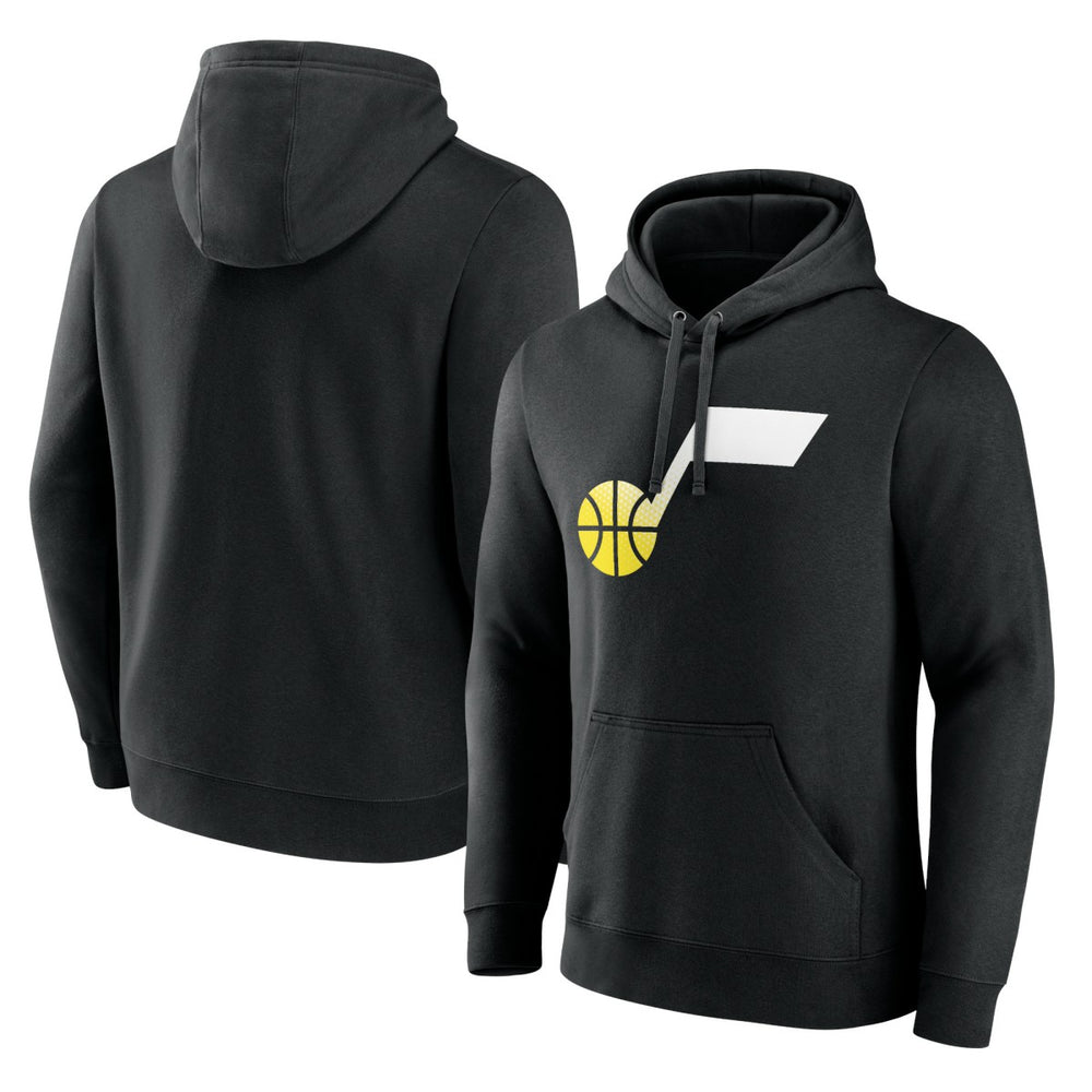 Black Utah Jazz Gradient Logo Pullover Hoodie | NBA
