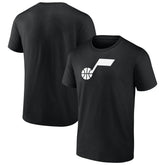 Black Utah Jazz Primary Logo T-Shirt | NBA