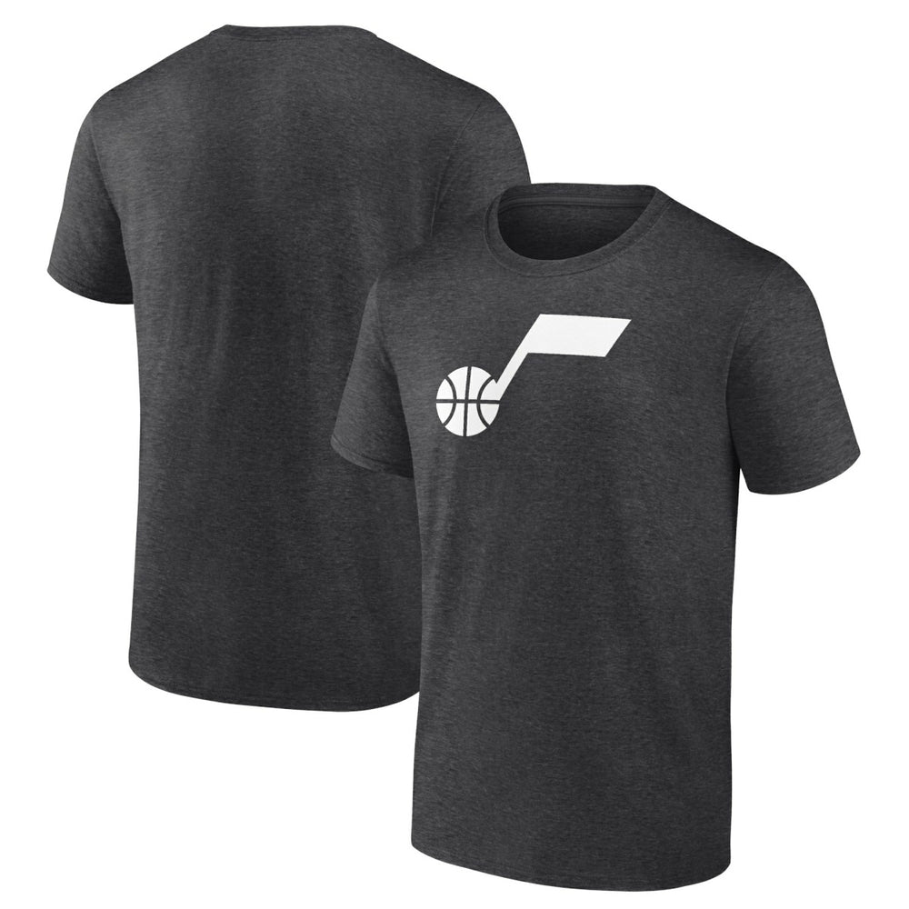 Charcoal Utah Jazz Alternate Logo T-Shirt | NBA
