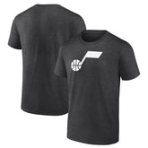 Charcoal Utah Jazz Alternate Logo T-Shirt | NBA