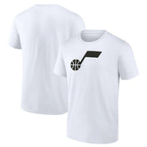 White Utah Jazz Alternate Logo T-Shirt | NBA