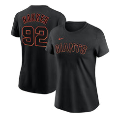 Alyssa Nakken San Francisco Giants Nike Women's Name & Number T-Shirt - MLB T-shirts
