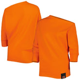 Cincinnati Bengals KIYA TOMLIN Women's Twisted Tri-Blend Asymmetrical 3/4-Dolman Sleeve Sweatshirt | NFL US