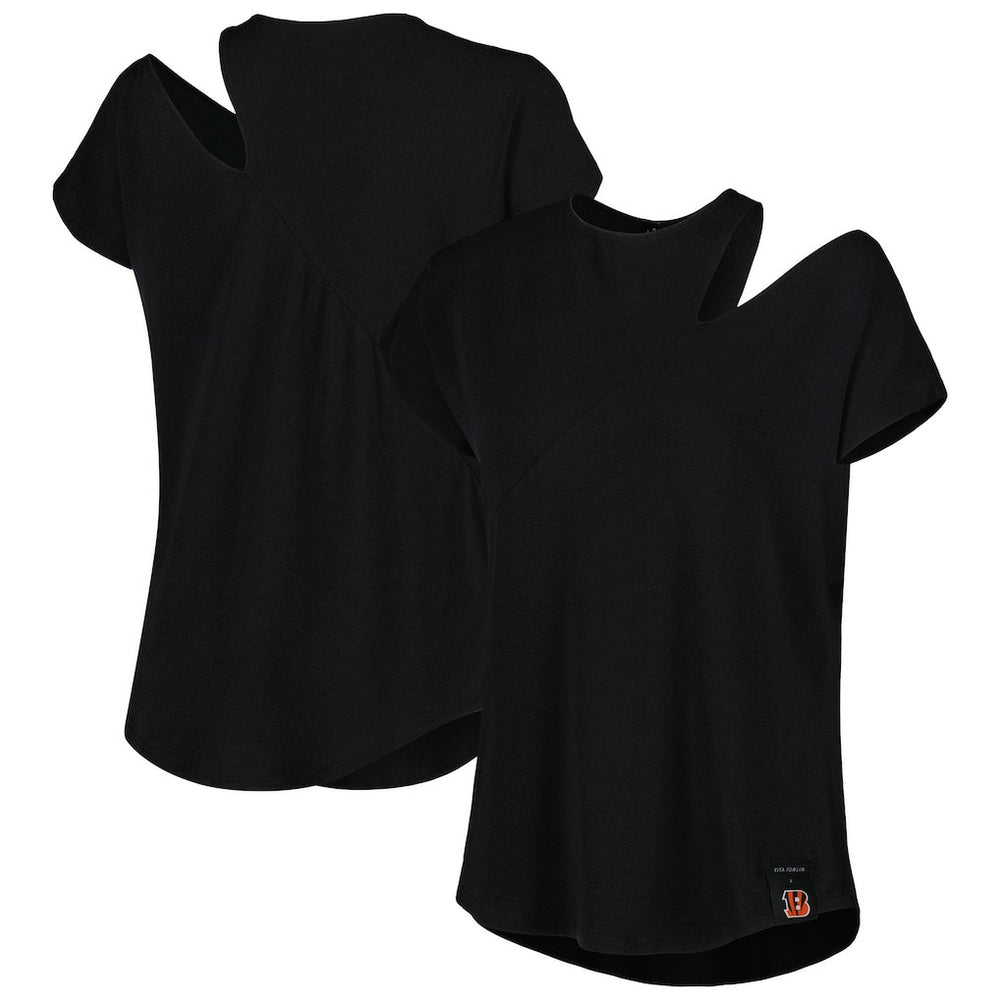 Cincinnati Bengals KIYA TOMLIN Women's Cut Out Tri-Blend Shirt | NFL Near me