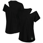 Green Bay Packers KIYA TOMLIN Women's Cut Out Tri-Blend Shirt | NFL Outlet