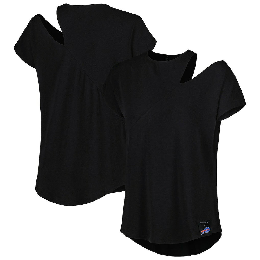 Pittsburgh Steelers KIYA TOMLIN Women's Cut Out Tri-Blend Shirt | NFL Sale