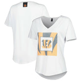 Cincinnati Bengals KIYA TOMLIN Women's V-Neck T-Shirt | NFL Outlet