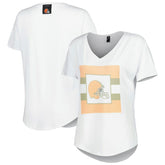 Cleveland Browns KIYA TOMLIN Women's Tri-Blend V-Neck T-Shirt | NFL Near me