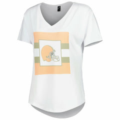 Cleveland Browns KIYA TOMLIN Women's Tri-Blend V-Neck T-Shirt | NFL Near me
