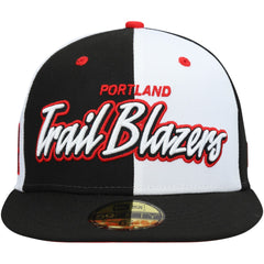 Black/White Script Pinwheel 59FIFTY Fitted Hat | NBA