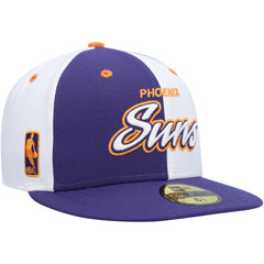 Purple/White Script Pinwheel 59FIFTY Fitted Hat | NBA