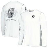 Las Vegas Raiders Laces Out Billboard Long Sleeve T-Shirt | NFL On sale