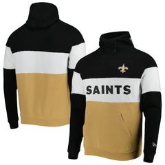 New Orleans Saints Colorblock Current Pullover Hoodie | NFL Outlet
